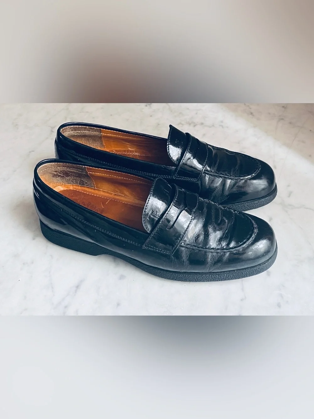 Size 38 (US 8) TOD’S Black Patent Leather Loafers